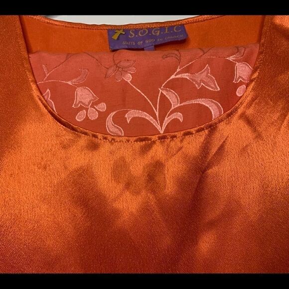 Orange Fury Skirt Suit  - Picture 3 of 12